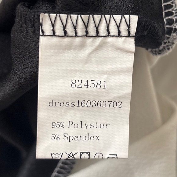 SHEIN Size M Black & White Dress - Picture 6 of 8